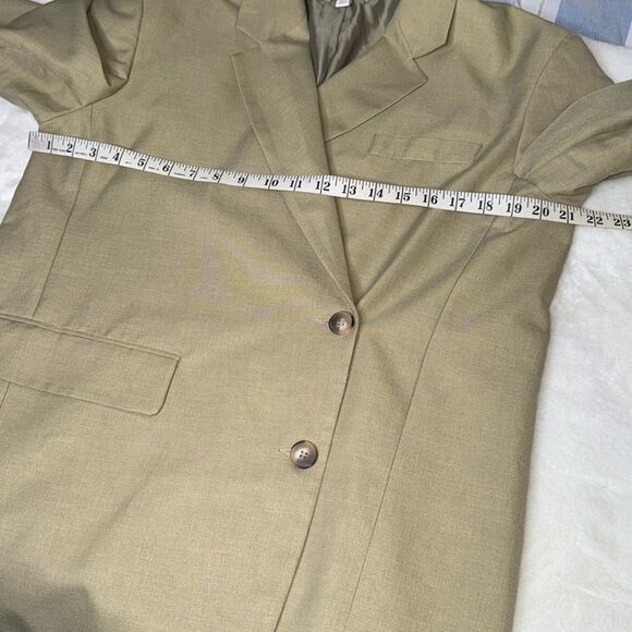 Topshop Blazer Oversized Asymmetrical Professional Business Jacket Size 6 - Picture 6 of 16